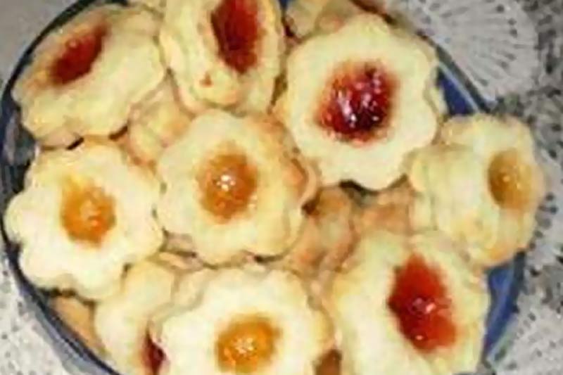 Печенье из картофеля с мармеладом